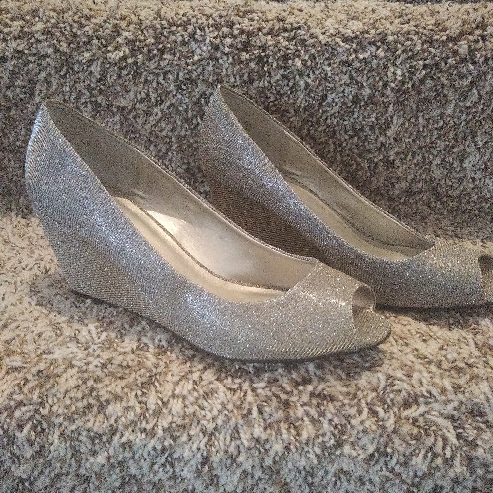 Sparkly wedges